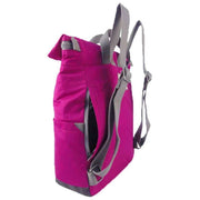 Roka Canfield B Medium Sustainable Nylon Backpack - Candy Pink