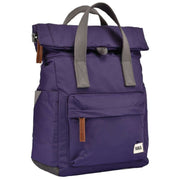 Roka Canfield B Small Sustainable Nylon Backpack - Mulberry Purple