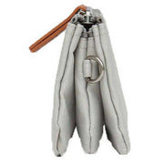 Roka Carnaby Small Sustainable Canvas Wallet - Mist Grey