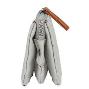 Roka Carnaby Small Sustainable Canvas Wallet - Mist Grey