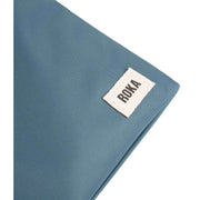 Roka Chelsea Sustainable Nylon Pocket Sling Bag - Airforce Blue
