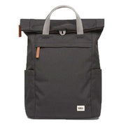 Roka Finchley A Large Sustainable Canvas Backpack - Ash Grey
