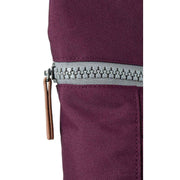 Roka Finchley A Large Sustainable Canvas Backpack - Sienna Burgundy