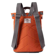 Roka Finchley A Medium Sustainable Canvas Backpack - Atomic Orange