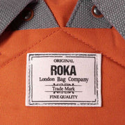Roka Finchley A Medium Sustainable Canvas Backpack - Atomic Orange