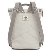 Roka Finchley A Small Sustainable Canvas Backpack - Mist Grey