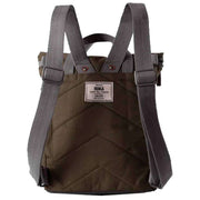 Roka Finchley A Small Sustainable Canvas Backpack - Moss Green
