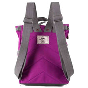 Roka Finchley A Small Sustainable Canvas Backpack - Violet