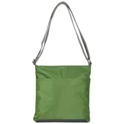 Roka Kennington B Medium Sustainable Nylon Cross Body Bag - Avocado Green