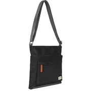 Roka Kennington B Medium Sustainable Nylon Cross Body Bag - Black