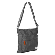 Roka Kennington B Medium Sustainable Nylon Cross Body Bag - Graphite Grey