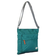 Roka Kennington B Medium Sustainable Nylon Cross Body Bag - Teal Green