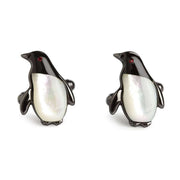 Simon Carter Darwin Penguin Cufflinks- Black/White