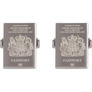 Simon Carter Passport To London Cufflinks - Silver