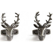 Simon Carter Pursuits Stag Head Cufflinks - Silver