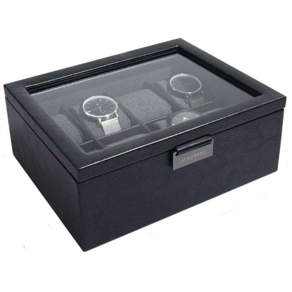Stackers 8 Piece Watch Box - Black – KJ Beckett