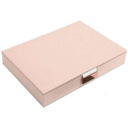 Stackers Classic Charm Lidded Jewellery Box - Blush Pink/Grey