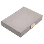 Stackers Classic Lidded Jewellery Box - Taupe/Grey