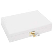 Stackers Leather Lidded Jewellery Box - Orchid White