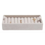 Stackers Ring Roll - Grey Velvet