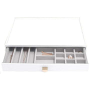 Stackers Supersize Necklace Trinket Drawer - Pebble White