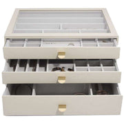 Stackers Supersize Set of 3 Drawers - Oatmeal Beige