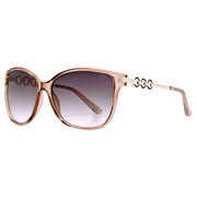 Suuna Ella Glam Cat Eye Sunglasses - Crystal Peach
