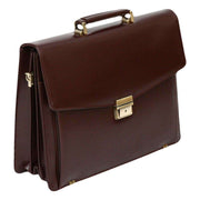 Tassia Laptop Briefcase - Burgundy