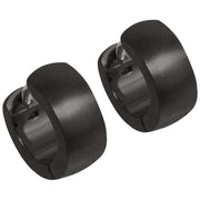 Ti2 Titanium Cuff Hoop Earrings - Black