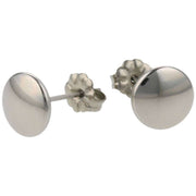 Ti2 Titanium Smartie Stud Earrings - Natural Polished