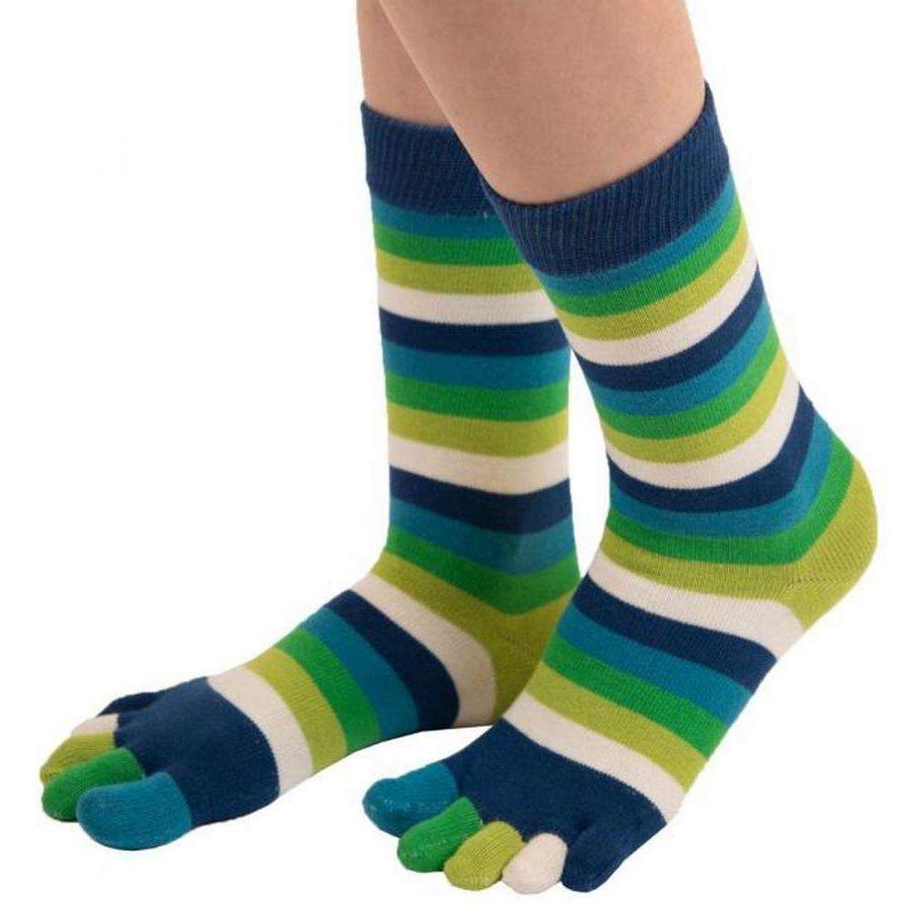 TOETOE Essential Striped Mid Calf Socks Pond Green – KJ Beckett