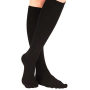 TOETOE Everyday Knee High Toe Socks - Black
