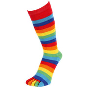 TOETOE Stripy Rainbow Toe Socks - Multi-colour