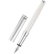 Waldmann Pens Edelfeder Stainless Steel Nib Fountain Pen - Champagne White