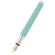 Waldmann Pens Liberty 18ct Gold Nib Fountain Pen - Aquamarine Blue