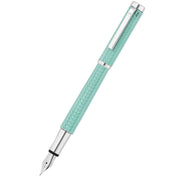 Waldmann Pens Liberty Stainless Steel Nib Fountain Pen - Aquamarine Blue