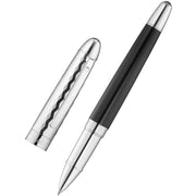 Waldmann Pens Precieux Wave Roller Ball Pen - Black/Silver
