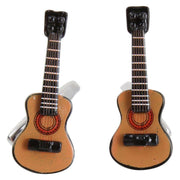 Zennor Acoustic Guitar Cufflinks - Brown/Black