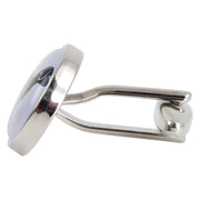 Zennor Labrador Illustration Cufflinks - White/Silver