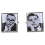Zennor Morecambe and Wise Cufflinks - Black/Silver